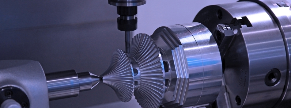 Multi-axis machining of a precision part